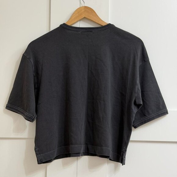 Madewell Relaxed Boxy Tee in Black Charcoal, Size X-Small - Picture 10 of 10
